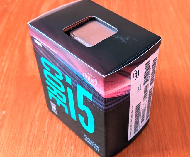 Fake Intel i5-9600K Box