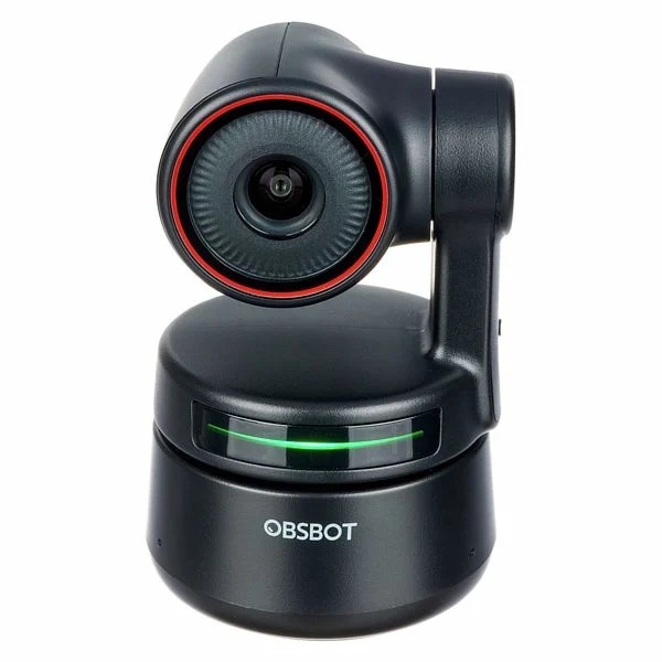 obsbot-tiny-4k Product shot on white background of OBSBot 4k PTZ Webcam